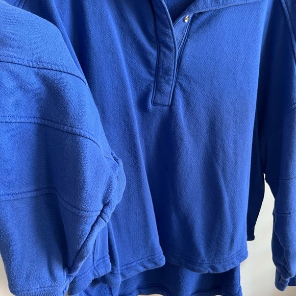 FP Movement by Free People Royal Blue Oversized Sweatshirt - Picture 4 of 4